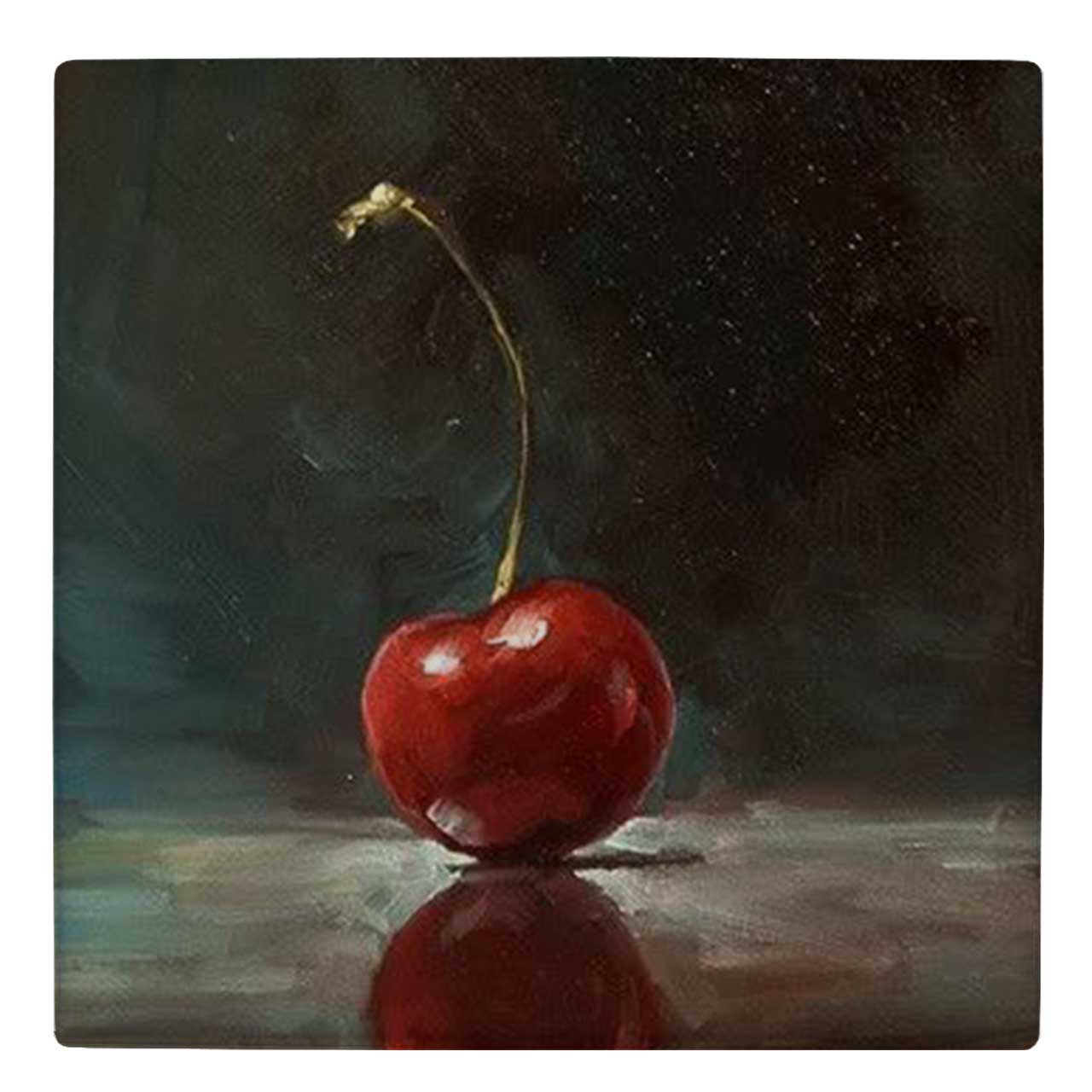  کاشی کارنیلا طرح نقاشی گیلاس کد wk4915