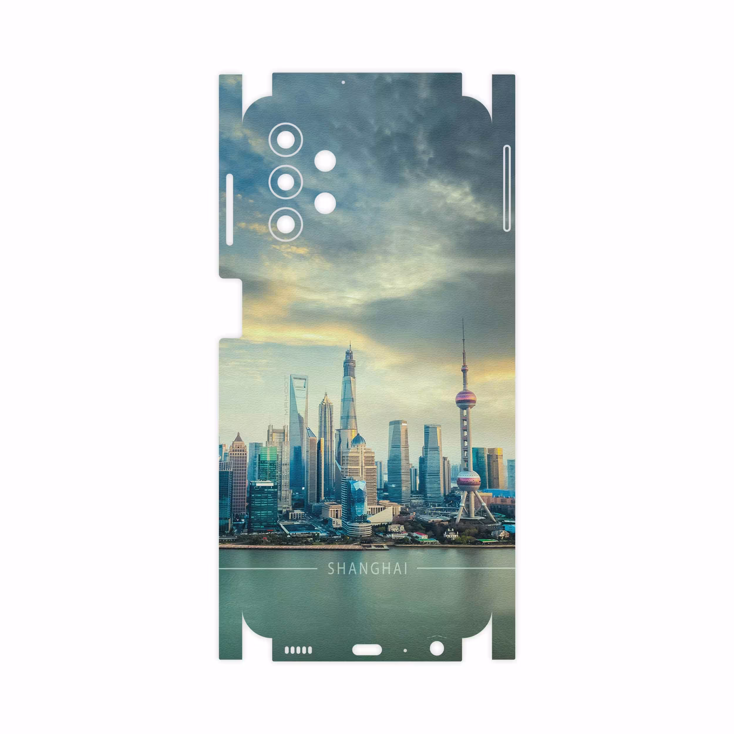 برچسب پوششی ماهوت مدل Shanghai City-FullSkin مناسب برای گوشی موبایل سامسونگ Galaxy A32 5G