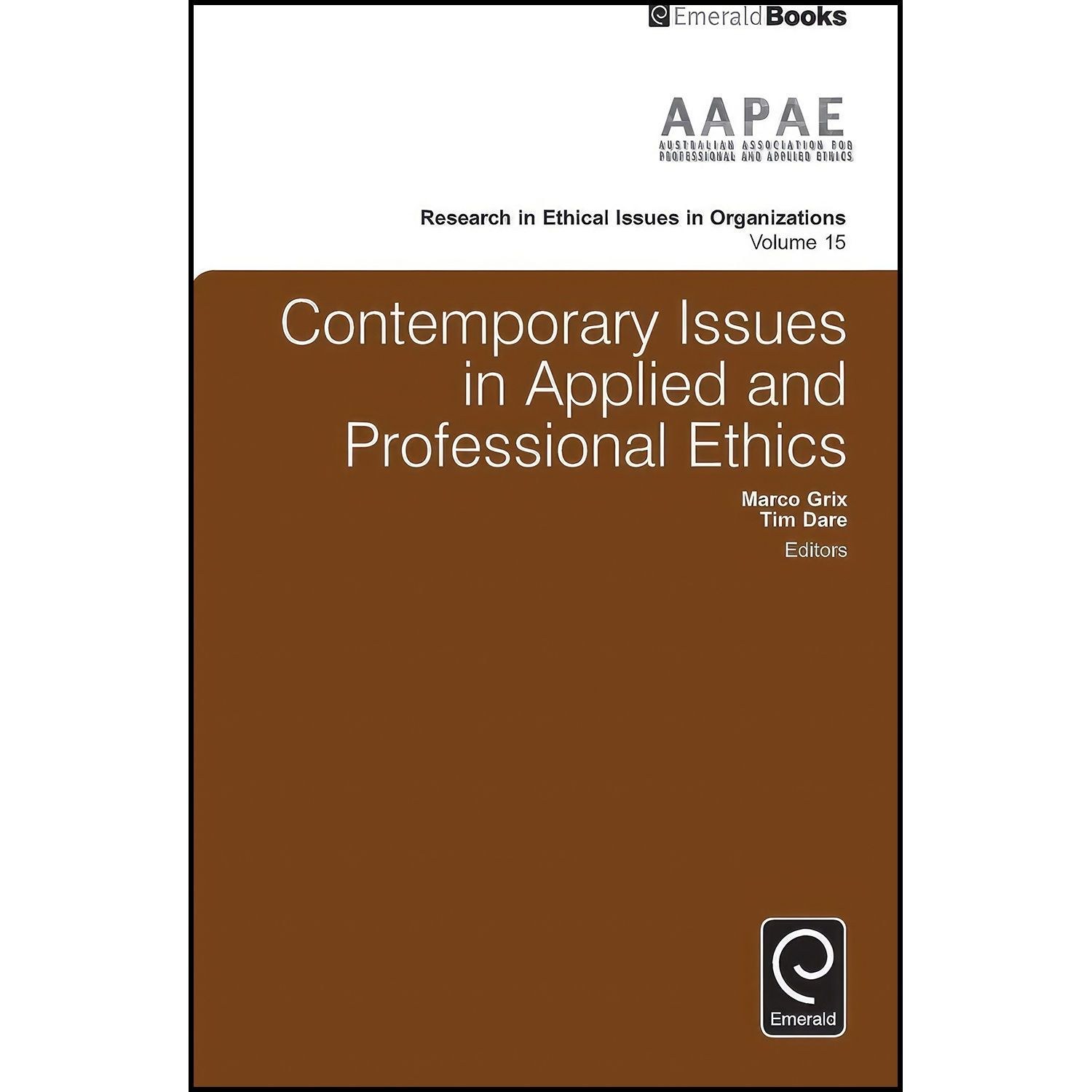 کتاب زبان اصلی Contemporary Issues in Applied and Professional Ethics 
