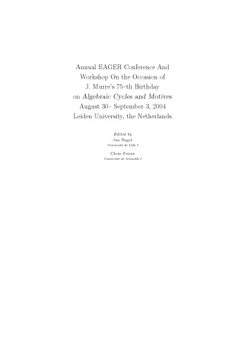 خرید و دانلود نسخه کامل کتاب Algebraic cycles and motives