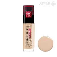 کرم پودر لورال اینفیلیبل مدل FRESH WEAR 32H شماره 20 رنگ IVORY