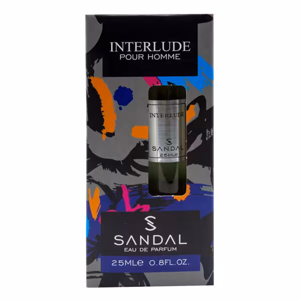 صندل ادکلن مردانه مینی 25 میل Sandal رایحه Interlude آمواج اینترلود