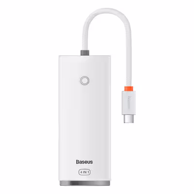 هاب 4 پورت USB -C باسئوس مدل Lite Series - WKQX03030 25cm