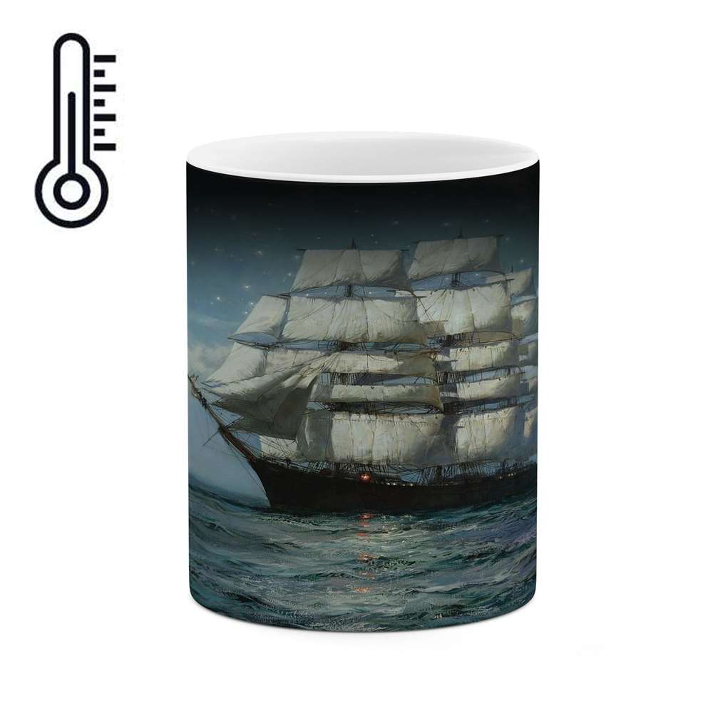 ماگ حرارتی کاکتی طرح نقاشی مدل mgh13611