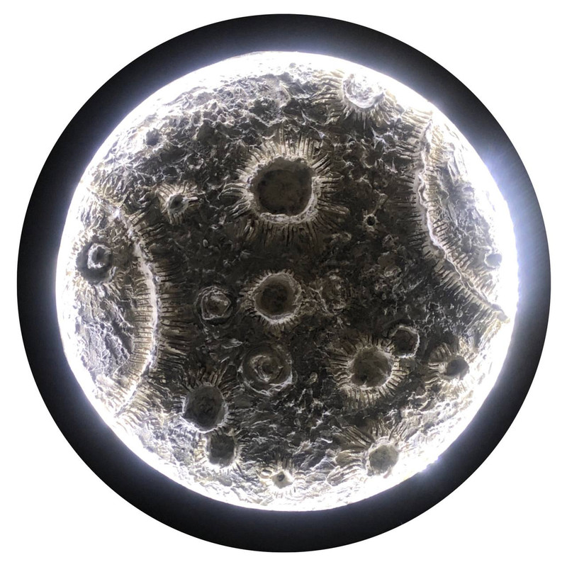 تابلو نوری مدل ماه برجسته | دنیای قاب