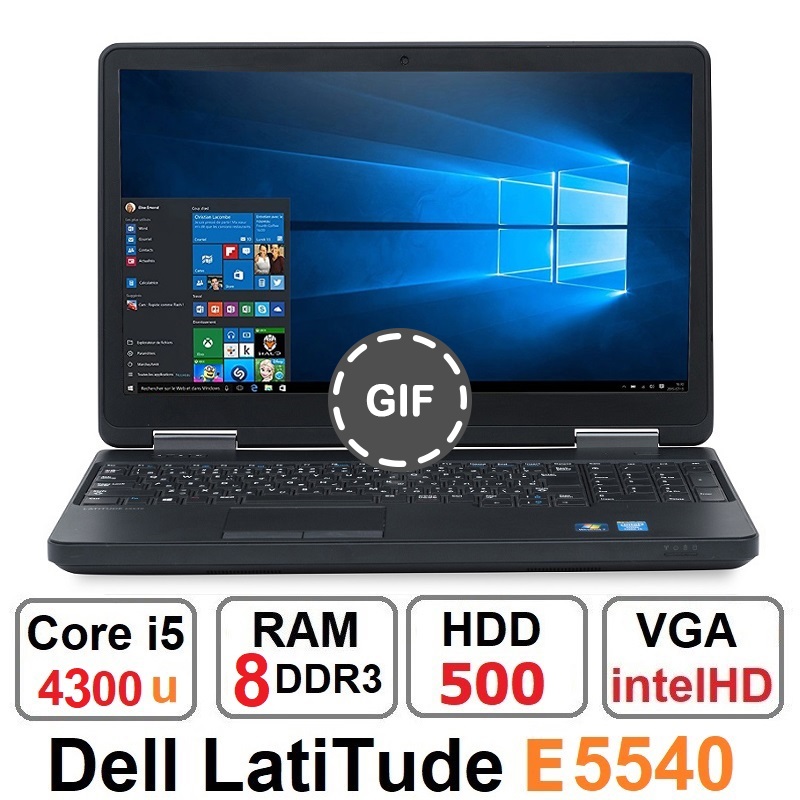 لپ تاپ دل Dell Latitude E5540 Core i5 4300u رم 8 گیگ