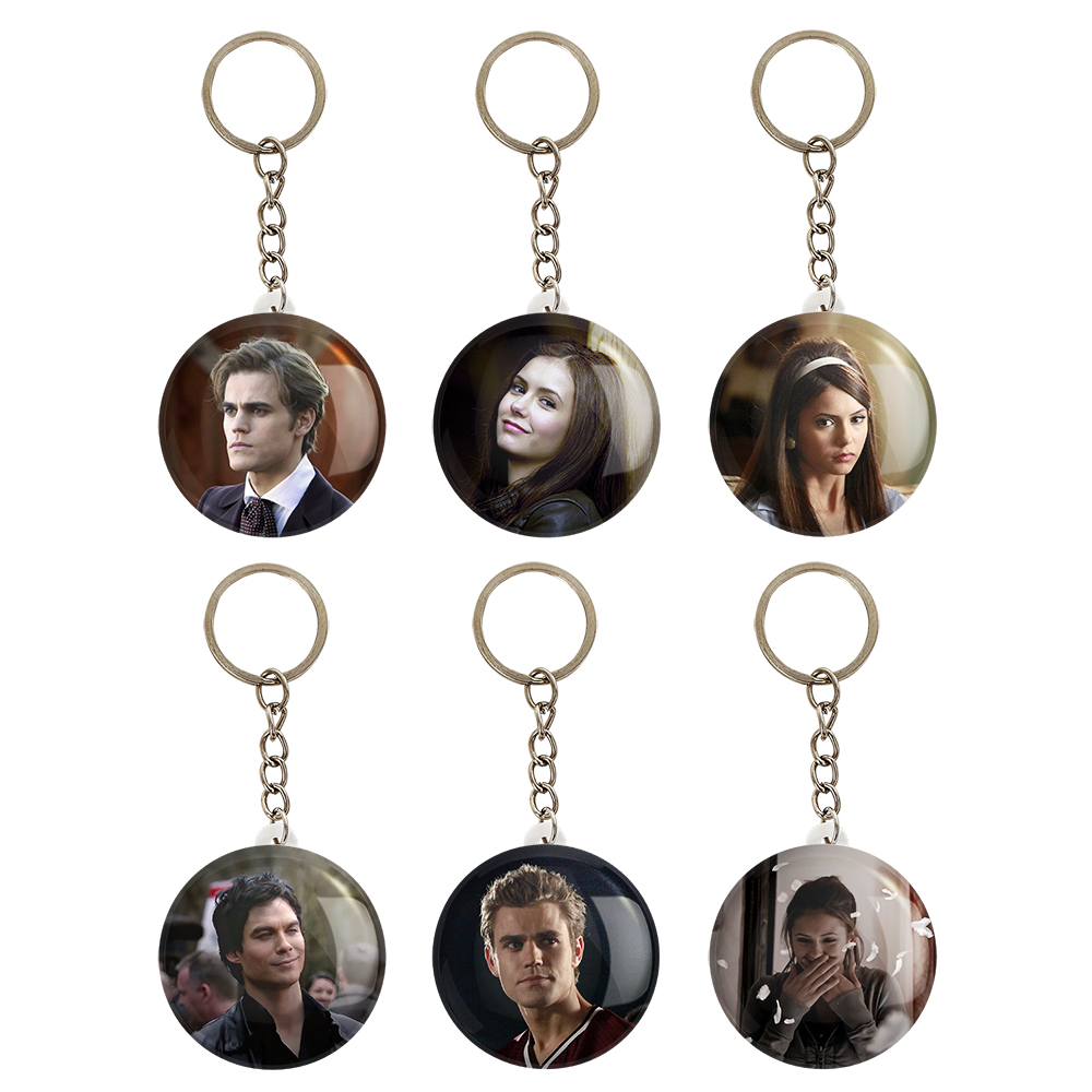 جاکلیدی خندالو مدل خاطرات یک خون آشام The Vampire Diaries کد 1191A مجموعه 6 عددی