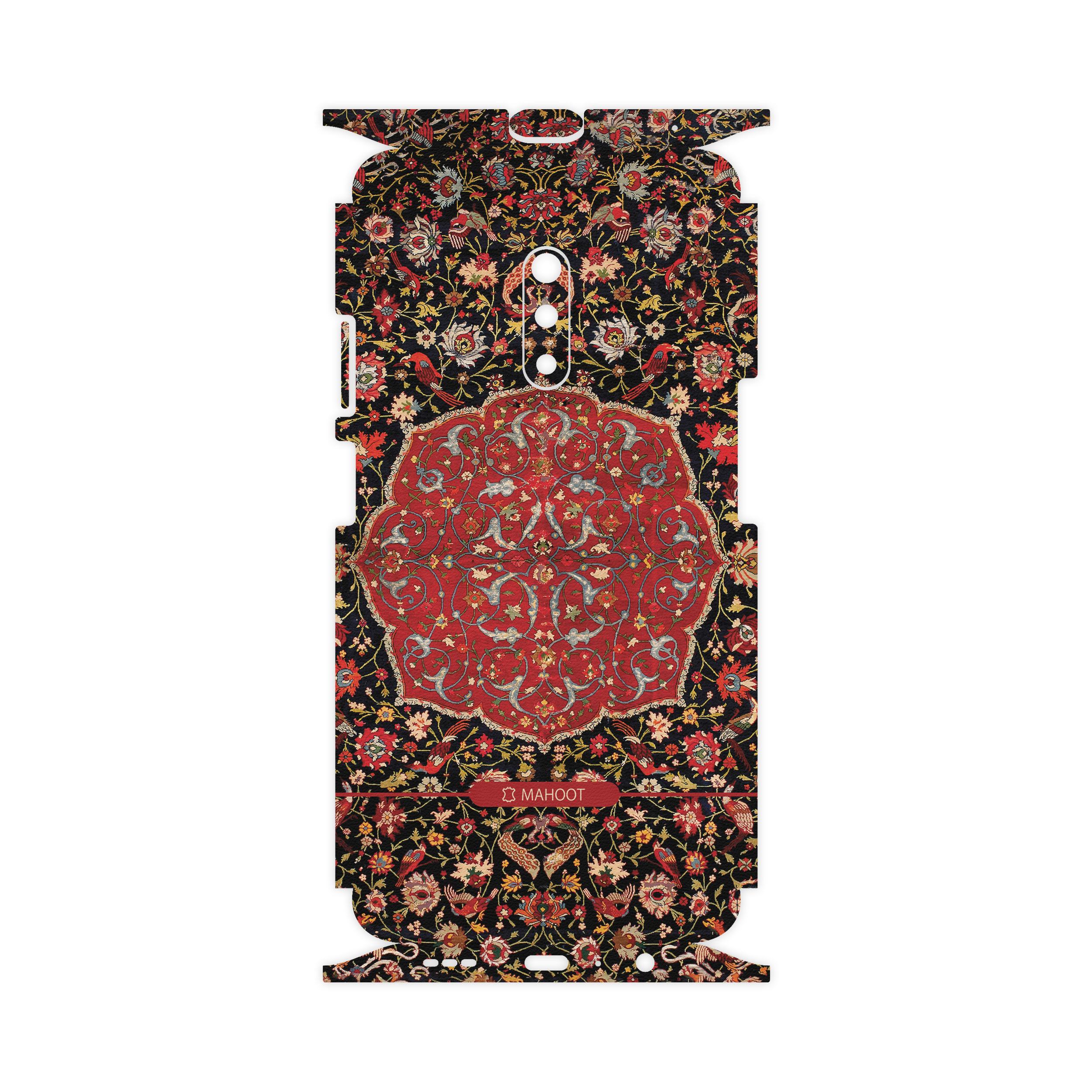 برچسب پوششی ماهوت مدل Persian-Carpet-Red-FullSkin  مناسب برای گوشی موبایل اوپو Realme X