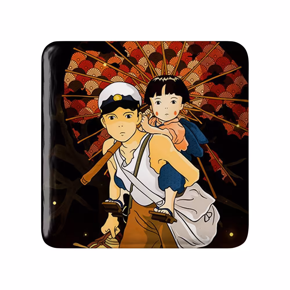 پیکسل خندالو مدل سیتا و ستسوکو انیمیشن گورستان کرم های شب تاب کد 13697