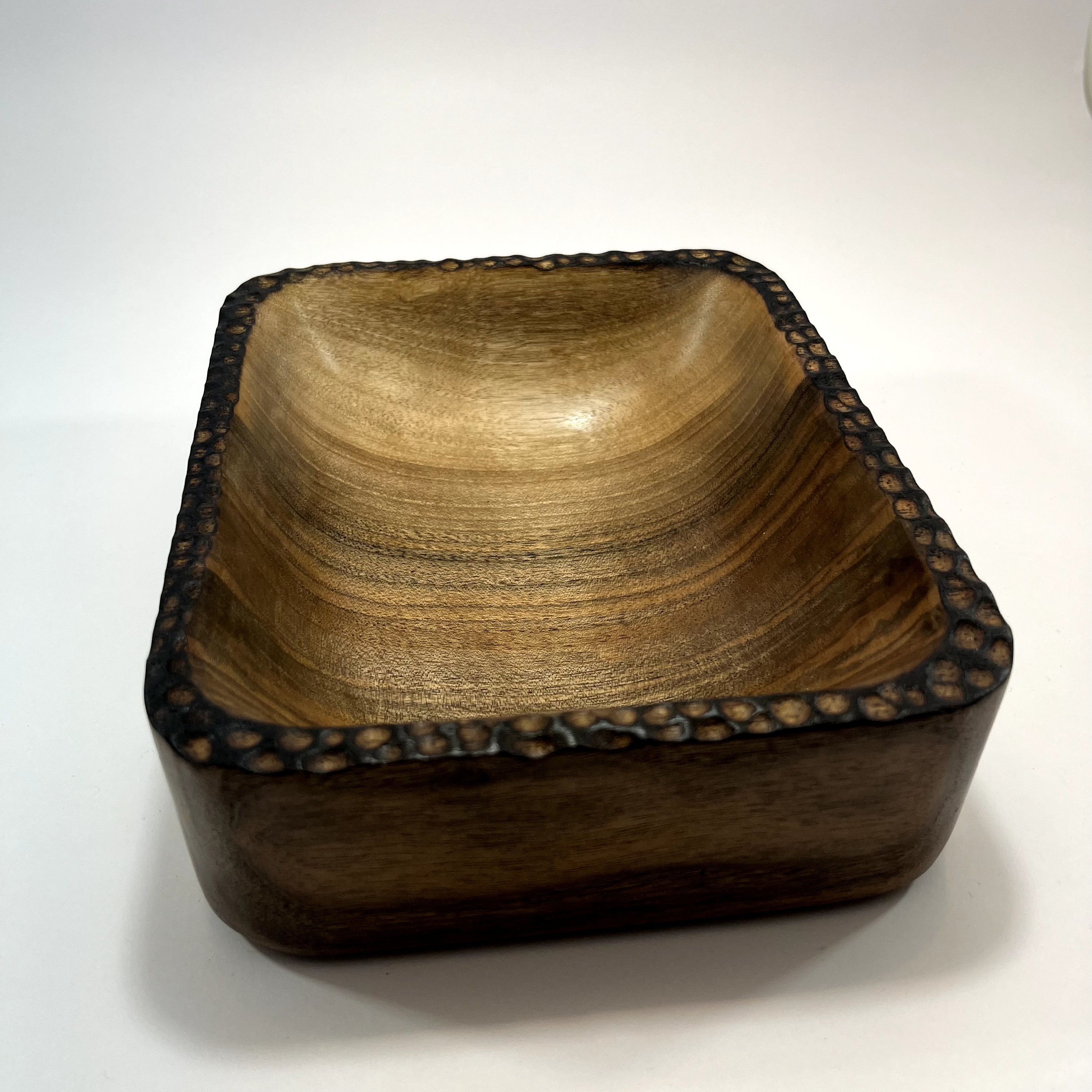 شکلات و میوه خوری چوبی