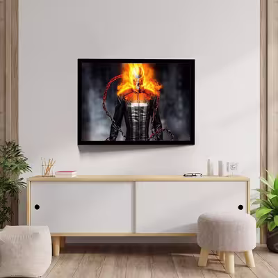 تابلو مدل ghost rider fire کد F-12036