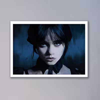 تابلو مدل ونزدی آدامز Wednesday Addams کد LAG10143