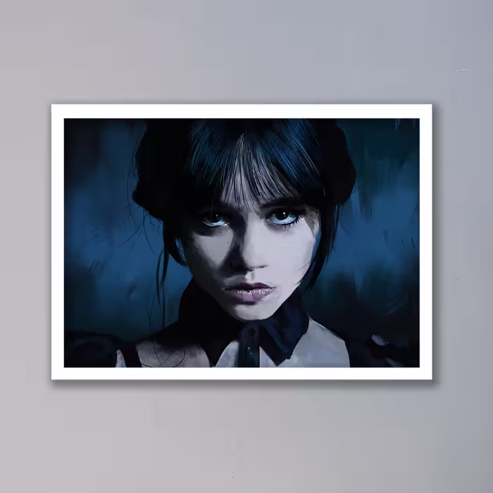 تابلو مدل ونزدی آدامز Wednesday Addams کد LAG10143