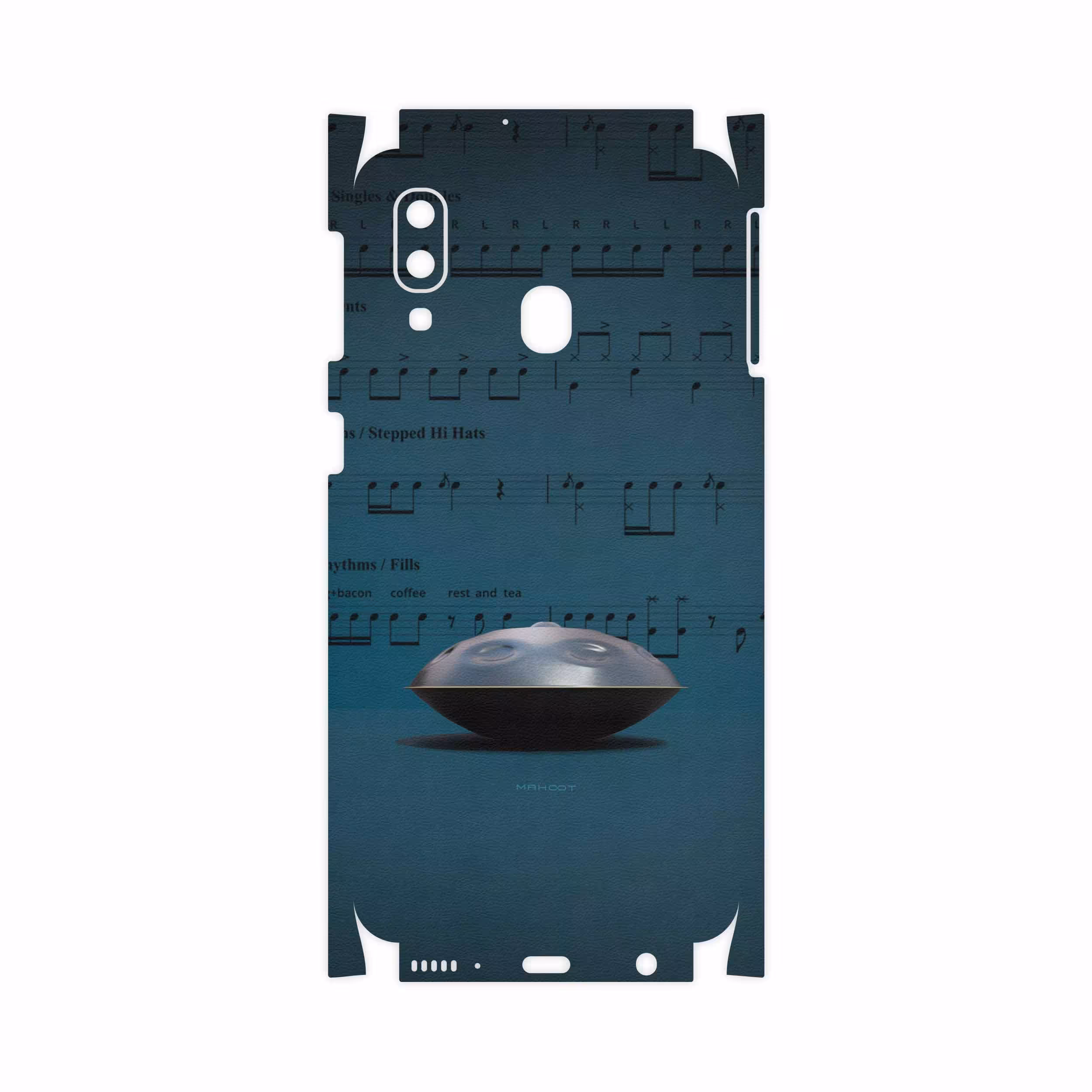 برچسب پوششی ماهوت مدل Hang Instrument-FullSkin مناسب برای گوشی موبایل سامسونگ Galaxy A40