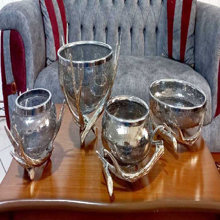 سرویس 4 تیکه پذیرایی آنجل نقره ای