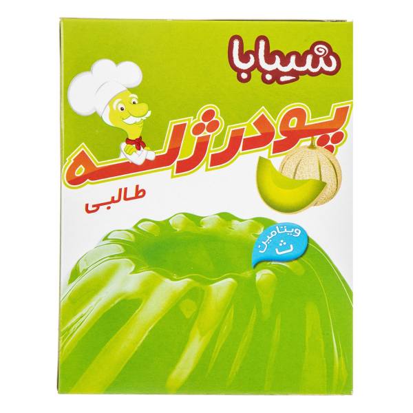 پودر ژله طالبی شیبابا مقدار 100 گرم | فروشگاه اینترنتی تاتا کالا