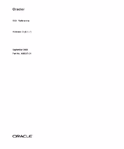 خرید و دانلود نسخه کامل کتاب Oracle 8i SQL Reference