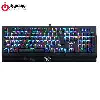 کیبورد USB گیمینگ مکانیکال آئولا مدل MOUNTAIN S2018