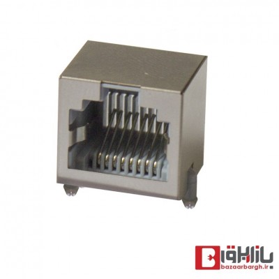کانکتور شبکه RJ45 مادگی رایت فلزی کوچک