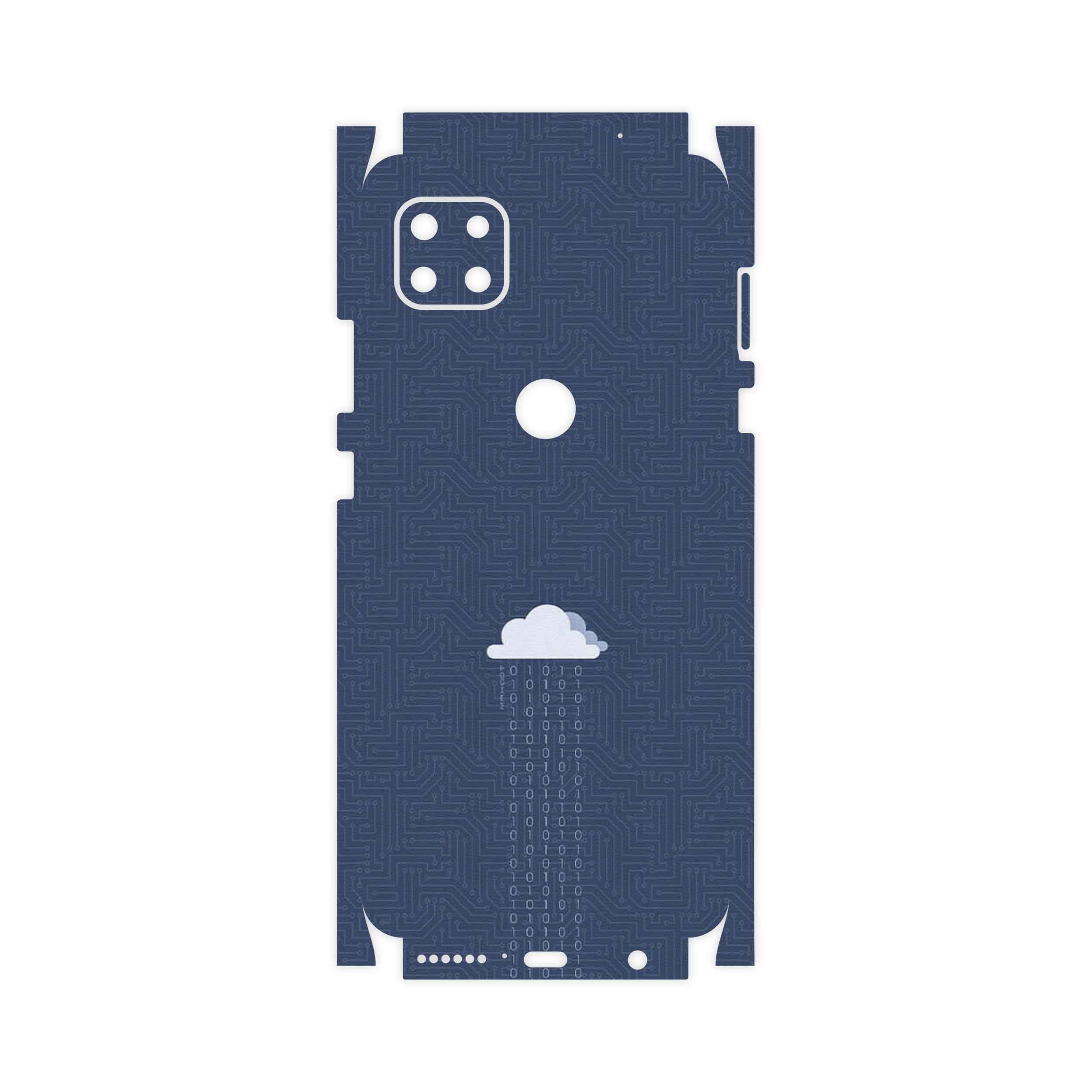 برچسب پوششی ماهوت مدل Minimal Data Cloud-FullSkin مناسب برای گوشی موبایل موتورولا MOTO G 5G