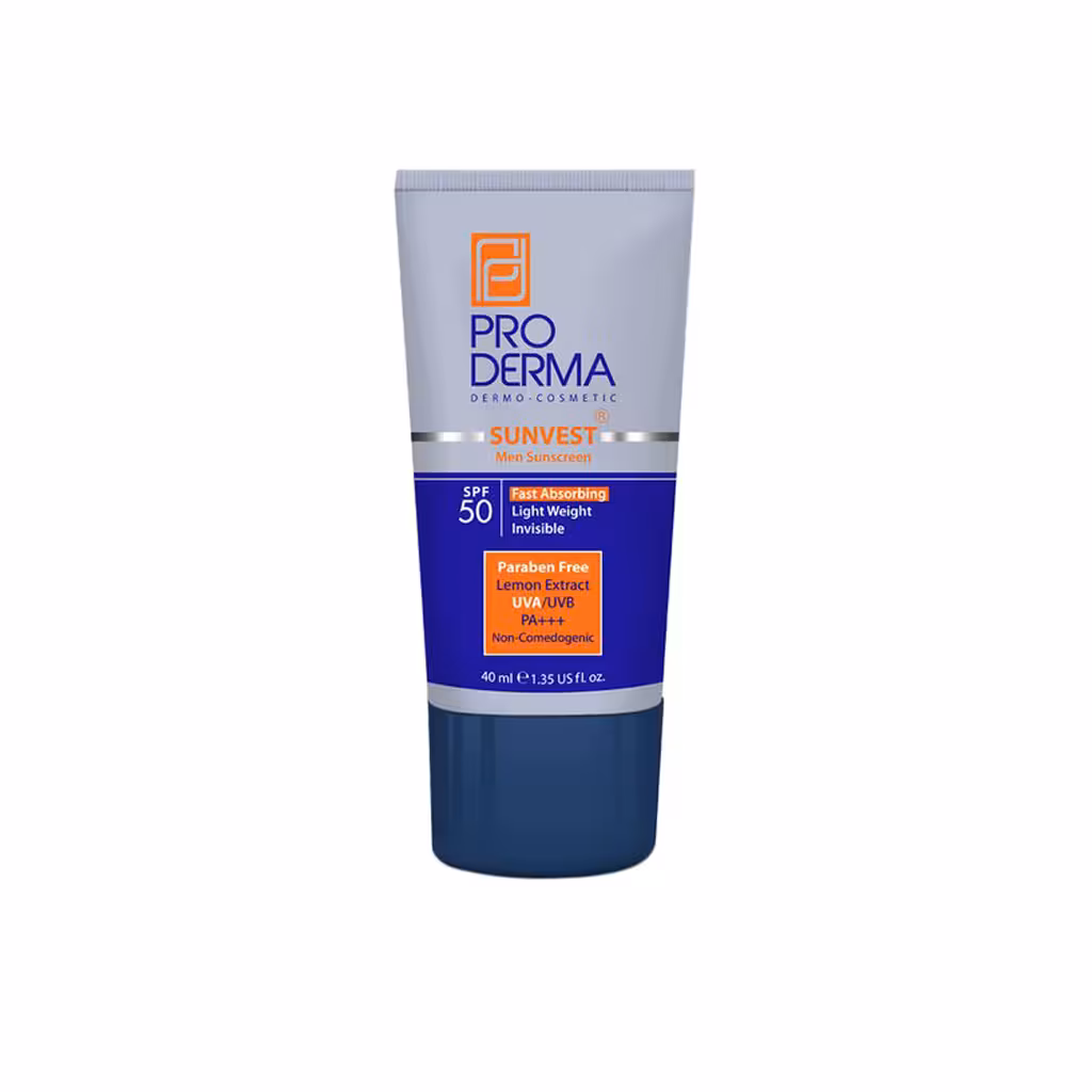 ضد آفتاب مخصوص آقایان فاقد چربی SPF50 پرودرما