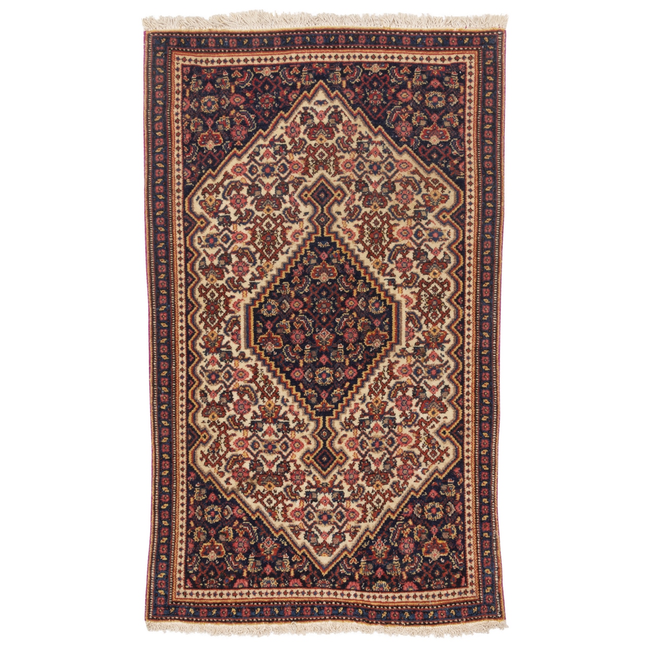 فرش قدیمی دستباف نیم متری سی پرشیا کد 102378