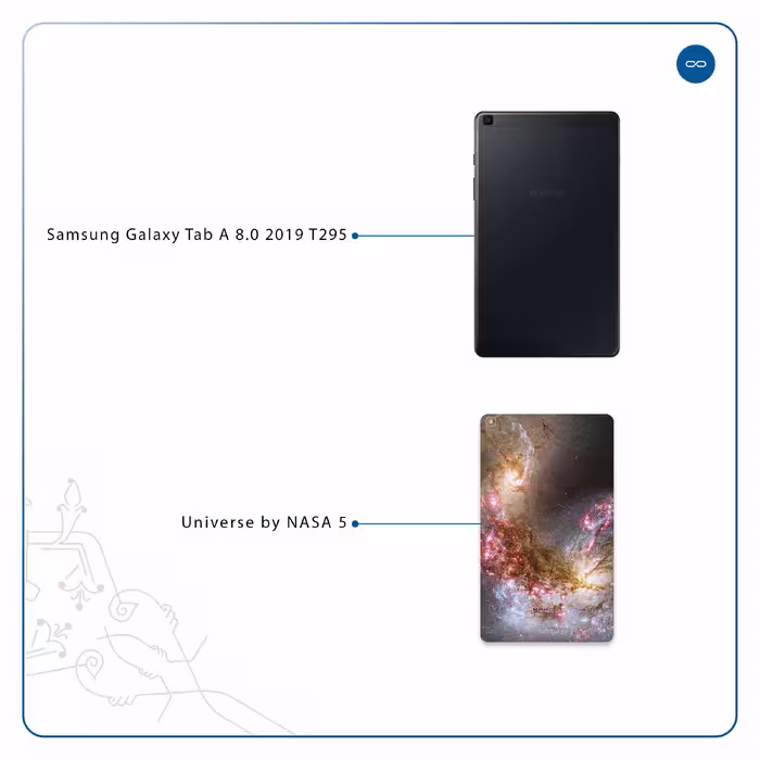 برچسب پوششی ماهوت مدل Universe-by-NASA-5 مناسب برای تبلت سامسونگ Galaxy Tab A 8.0 2019 T295
