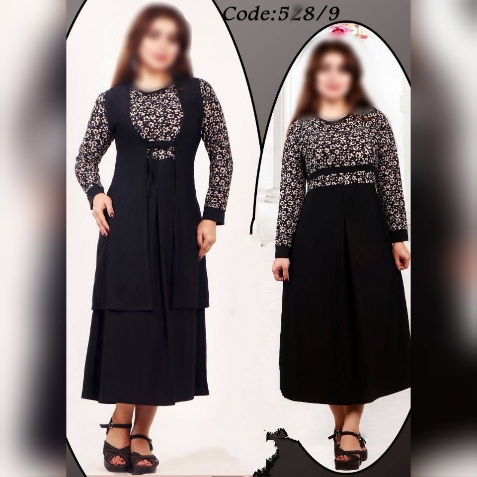 تونیک دو تیکه سمیرا رنگ مشکی