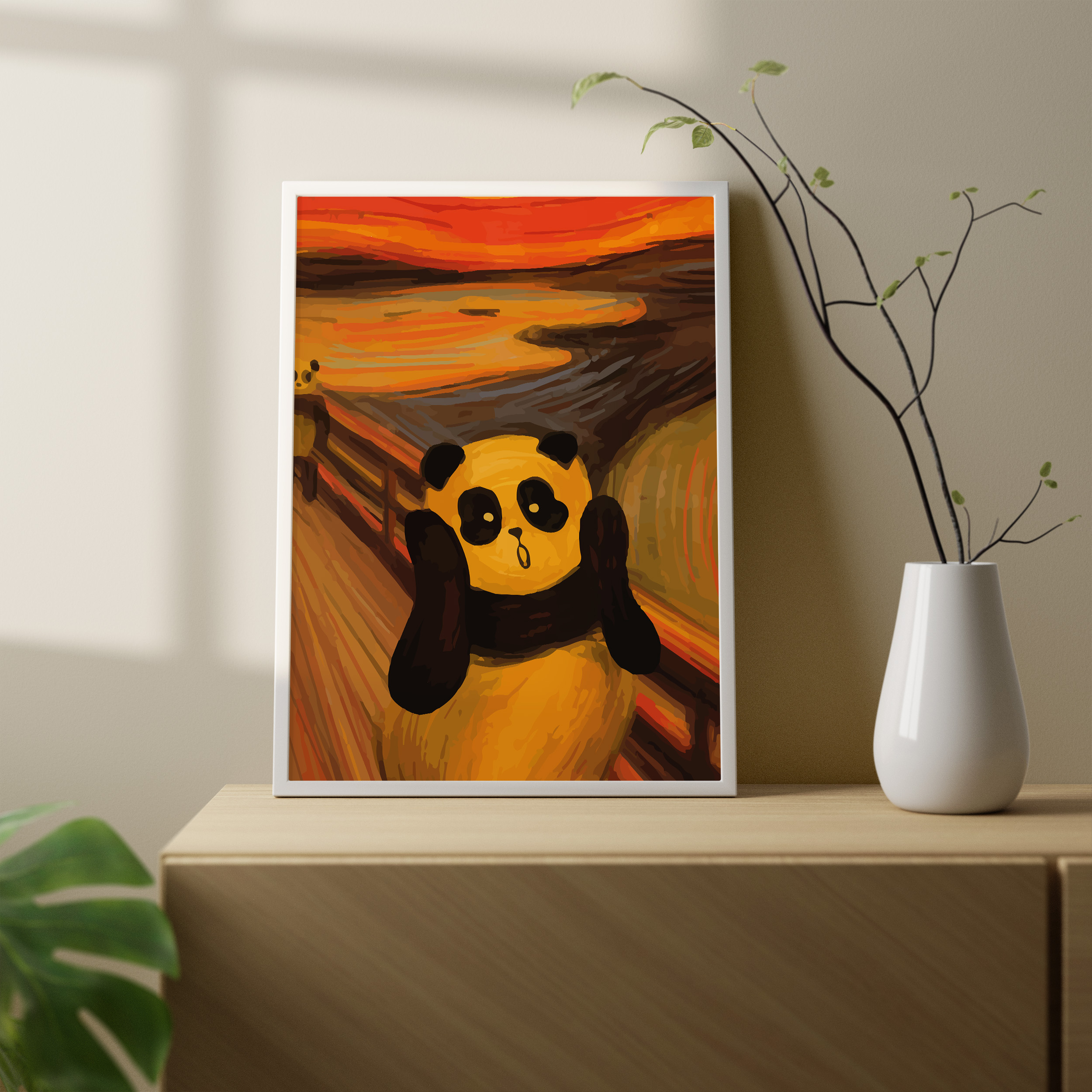 تابلو مدل جیغ طرح پاندا