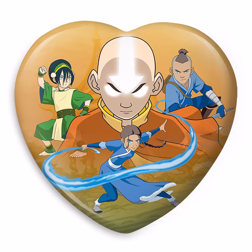 پیکسل خندالو طرح آواتار و دوستان انیمه آواتار مدل قلبی کد 12748