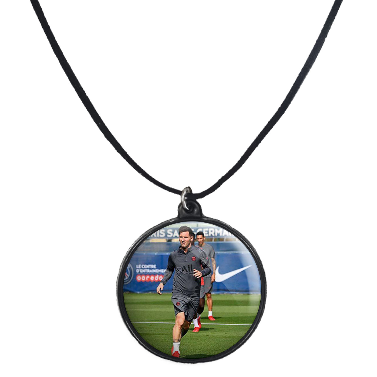 گردنبند پرمانه طرح مسی کد pmb.8756 مدل دو طرفه