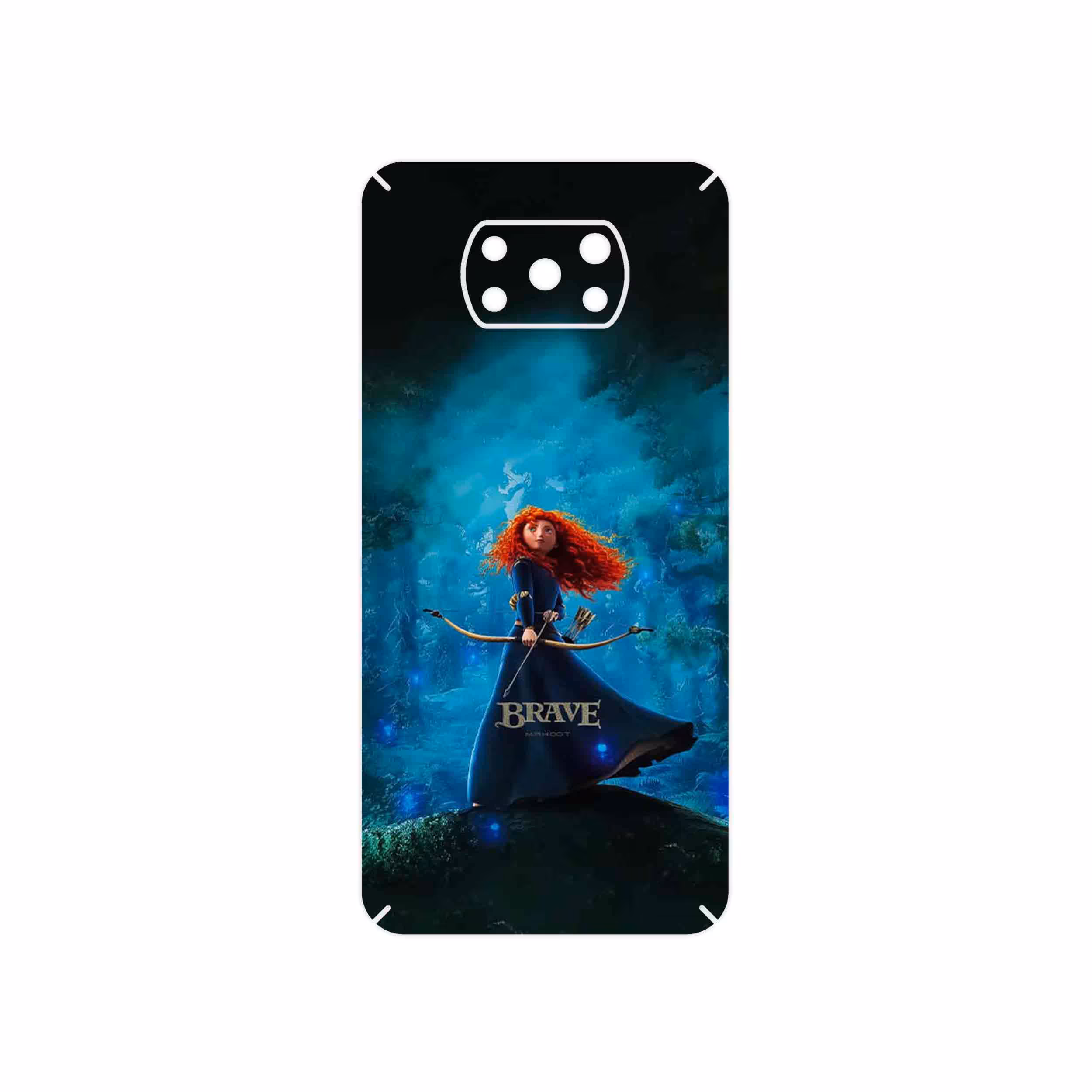 برچسب پوششی ماهوت مدل Brave مناسب برای گوشی موبایل شیائومی Poco X3 Pro