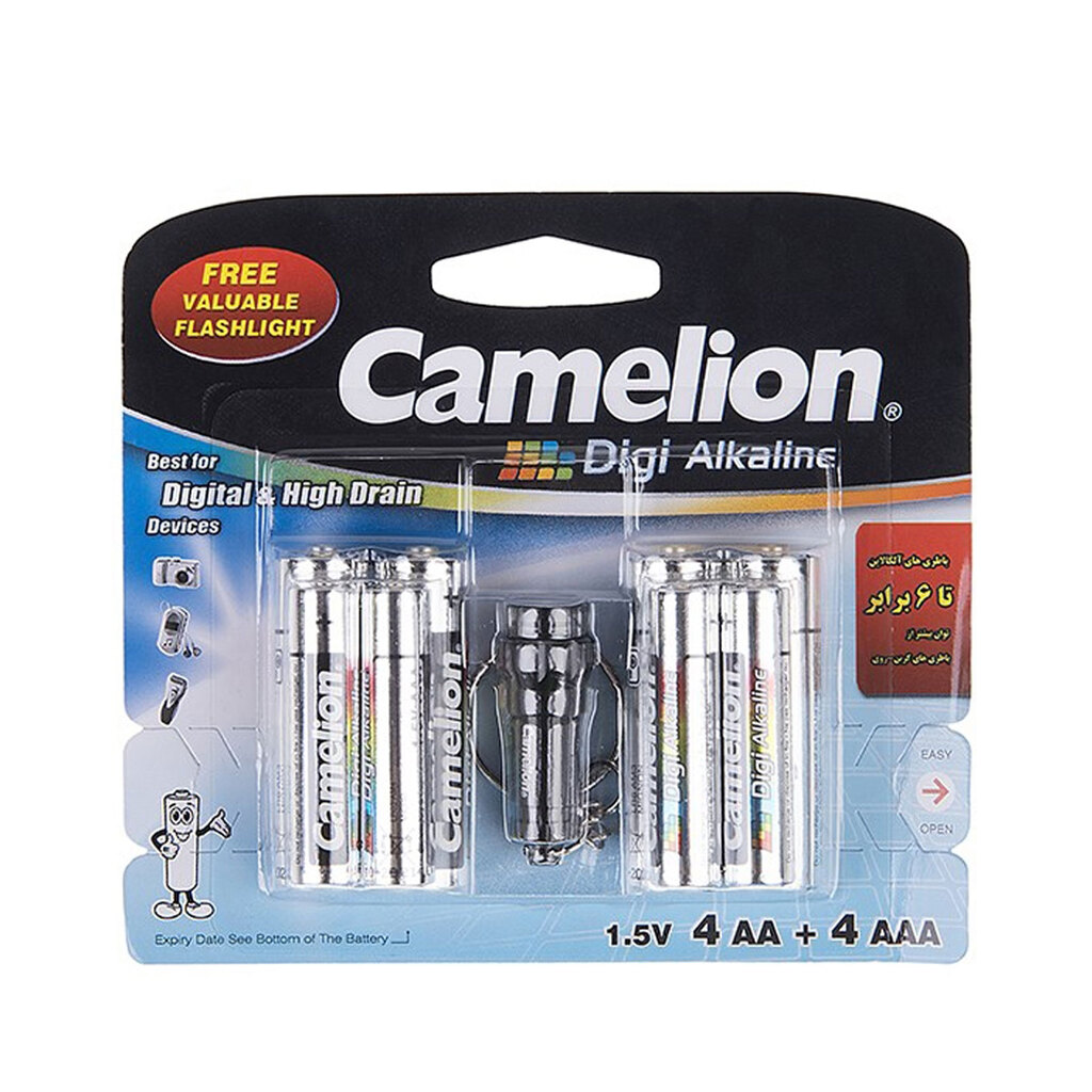 باتری قلمی و نیم قلمی کملیون دیجی آلکالاین