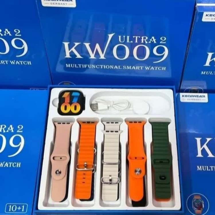 پک ساعت هوشمند مدل KW009 ULTRA2 ( به همراه گارانتی)