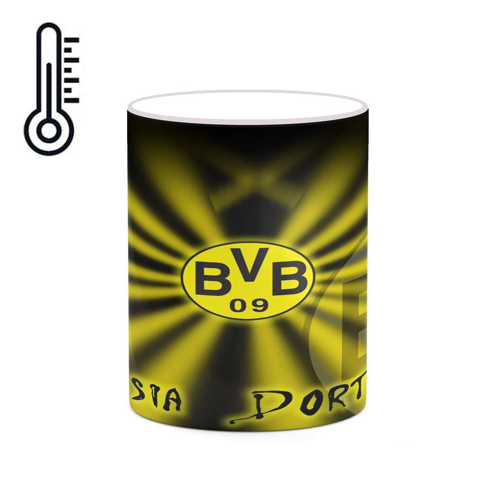 ماگ حرارتی کاکتی طرح تیم Borussia Dortmund2 مدل mgh19748