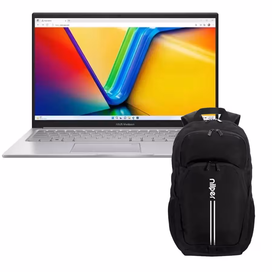 لپ تاپ 15.6 اینچی ایسوس مدل VivoBook 15 A1504VA CA Core i5-1335U رم 12GB حافظه 512GB SSD به همراه کیف نیلپر