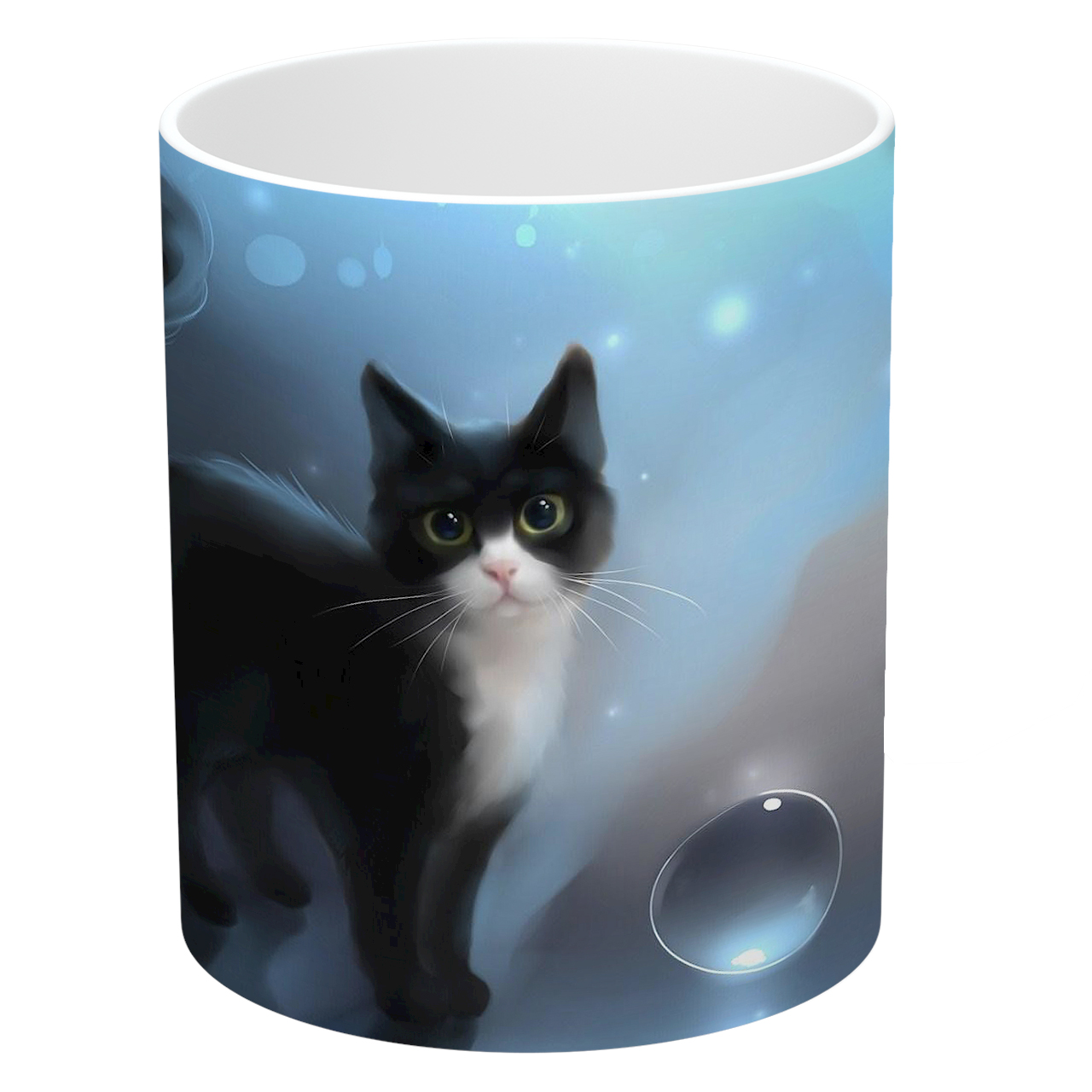 ماگ طرح نقاشی گربه مدل NI649