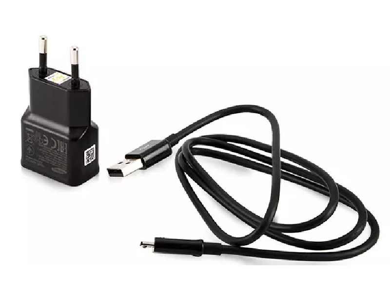 شارژر دیواری اورجینال سامسونگ مدل Samsung Travel Charger Adapter 1.0A بهمراه  کابل میکرو یو اس بی