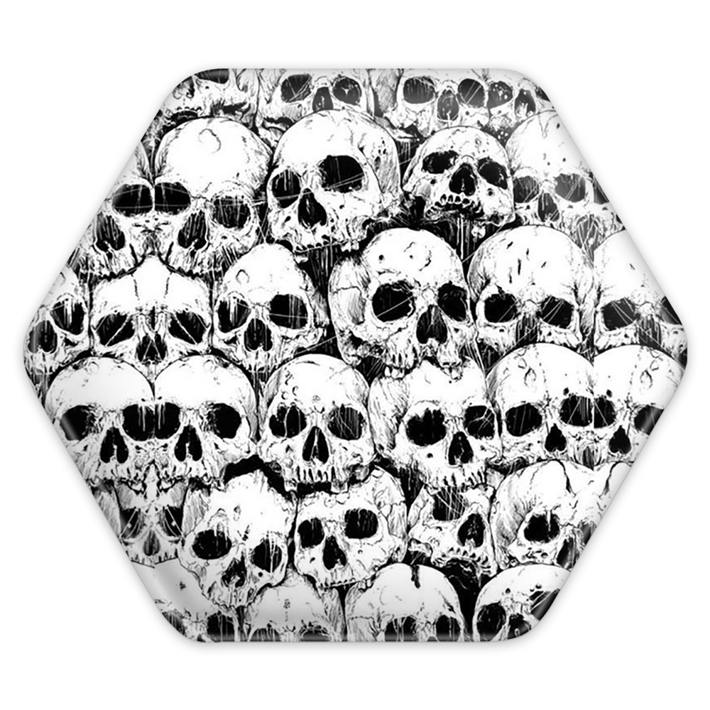 پیکسل خندالو طرح اسکلت مدل 6 ضلعی کد 1201