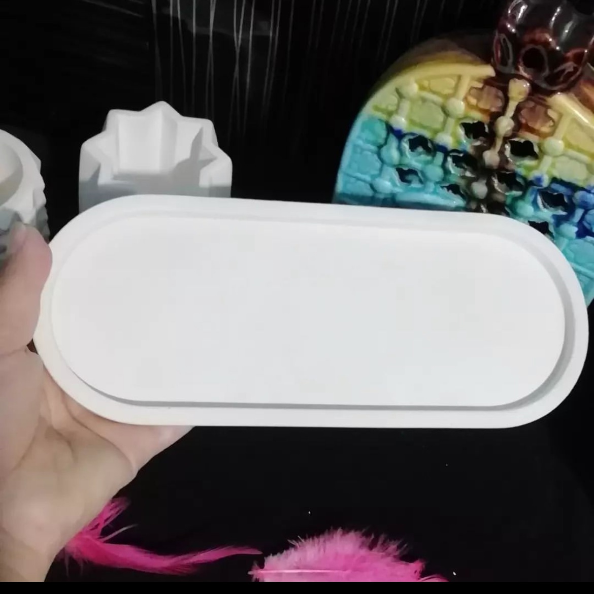 قالب سیلیکونی سینی بیضی