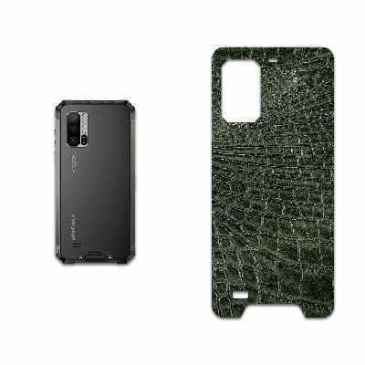 برچسب پوششی ماهوت مدل Green-Crocodile-Leather مناسب برای گوشی موبایل یولفون Armor 7