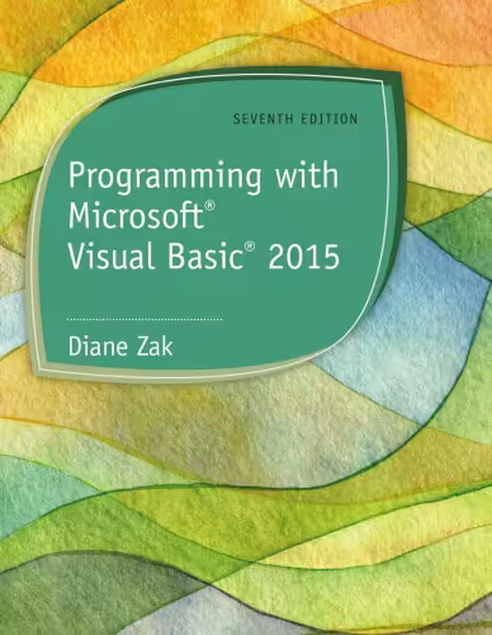 خرید و دانلود نسخه کامل کتاب Programming with Microsoft Visual Basic 2015