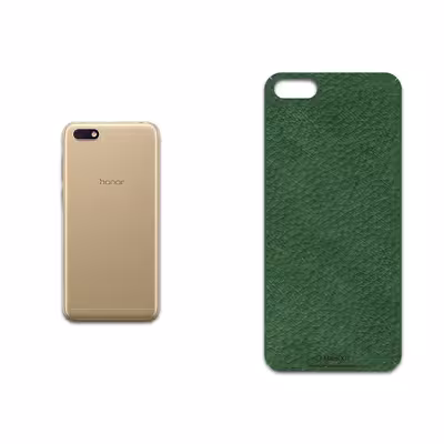 برچسب پوششی ماهوت مدل Green-Leather مناسب برای گوشی موبایل آنر 7S