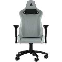 صندلی گیمینگ کورسیر Corsair TC200 Gaming Chair Plush Leatherette – Light Grey/White