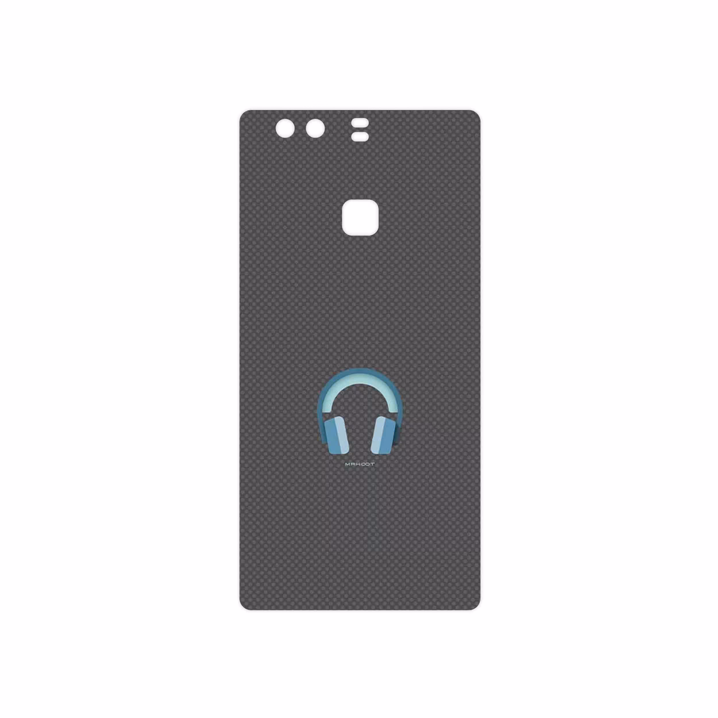 برچسب پوششی ماهوت مدل Minimal Headphone Icon مناسب برای گوشی موبایل هوآوی P9 Plus