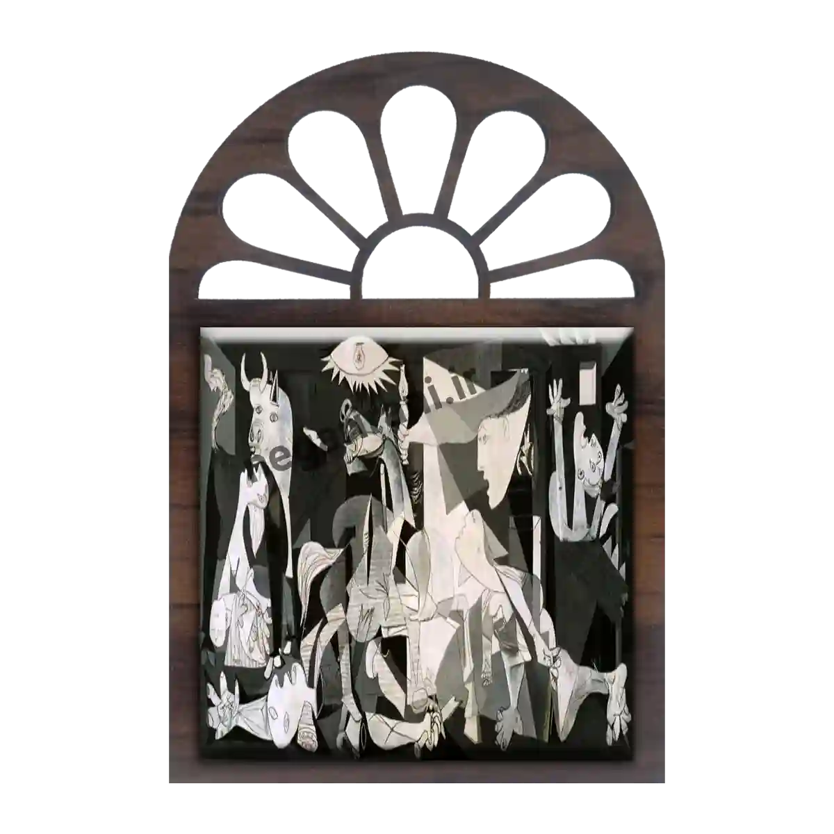 تندیس کاشی پنجره ای گرنیکا مدل AX 8