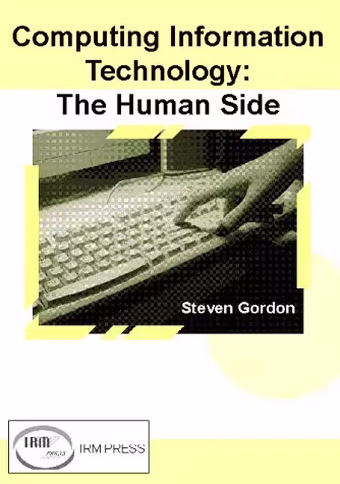خرید و دانلود نسخه کامل کتاب Computing Information Technology: The Human Side