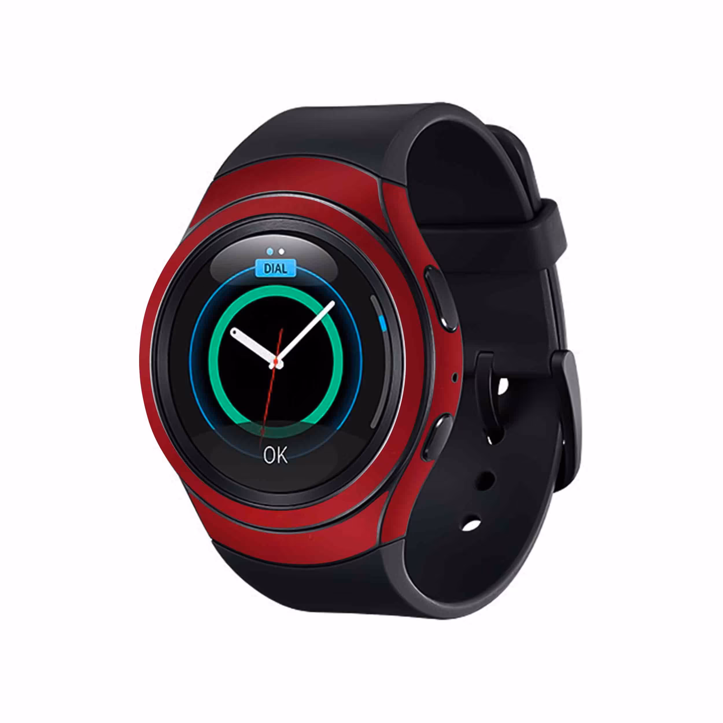 برچسب ماهوت طرح Matte-Warm-Red مناسب برای ساعت هوشمند سامسونگ Galaxy Gear S2