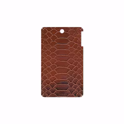 برچسب پوششی ماهوت مدل Brown-Snake-Leather مناسب برای تبلت لنوو A7-50 A3500 2014