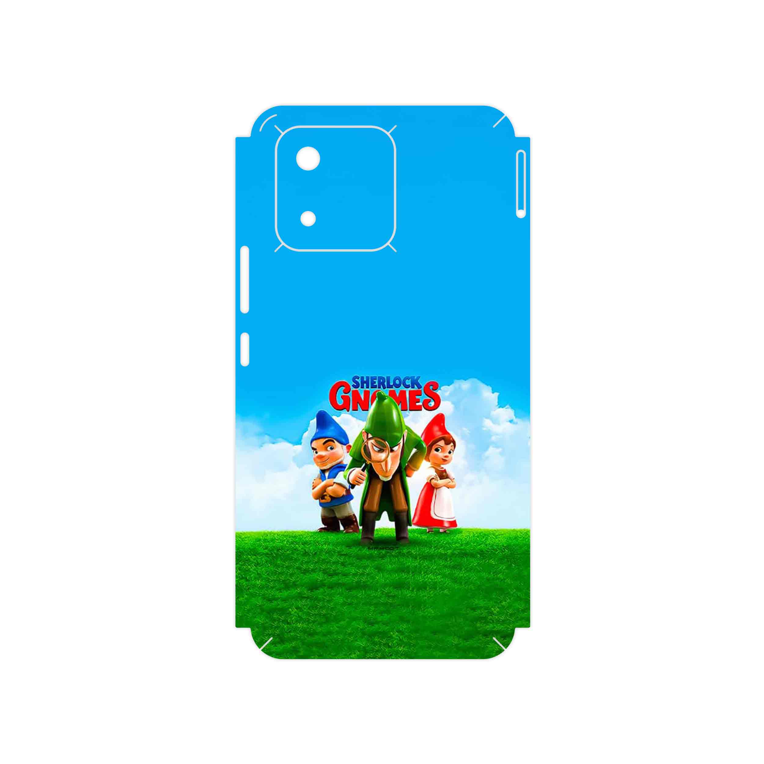 برچسب پوششی ماهوت مدل Sherlock Gnomes مناسب برای گوشی موبایل آنر X5